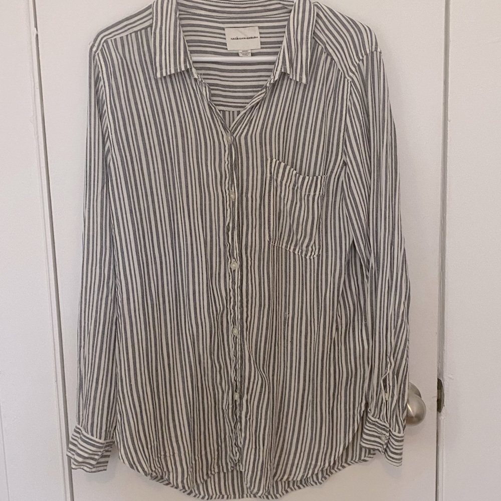 AE oversized button up shirt